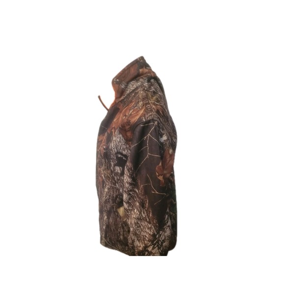Red Head Realtree Jacket Mens Medium Brown Orange Camo Reversible Full Zip - Picture 6 of 10